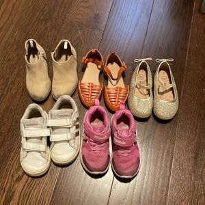 Toddler Girl Size 7 Shoe Lot
